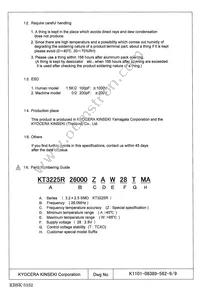 KT3225R26000ZAW28TMA Datasheet Page 10