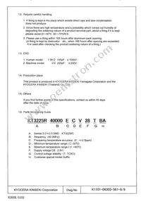 KT3225R40000ECV28TBA Datasheet Page 10