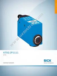 KT5G-2P1111 Datasheet Cover