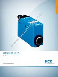 KT5W-2B1116 Datasheet Cover