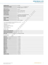 KT5W-2B1116 Datasheet Page 3