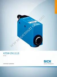 KT5W-2N1113 Datasheet Cover