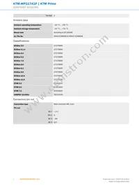 KTM-WP117A1P Datasheet Page 4