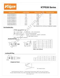 KTPS36-075040WA-VI-P1 Datasheet Page 2