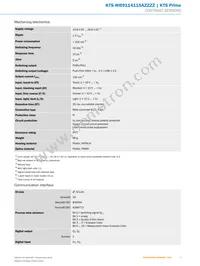 KTS-WB9114115AZZZZ Datasheet Page 3