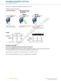 KTS-WB9114115AZZZZ Datasheet Page 6