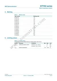 KTY82/120/DG/B2 Datasheet Page 3