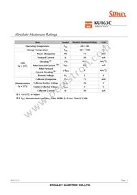 KU163C-TR Datasheet Page 2