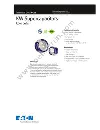 KW-5R5C684H-R Datasheet Cover