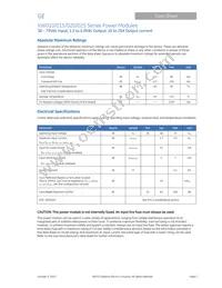 KW025A0P41-SRZ Datasheet Page 2