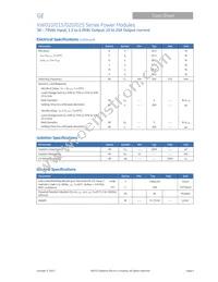 KW025A0P41-SRZ Datasheet Page 4