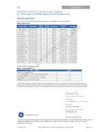 KW025A0P41-SRZ Datasheet Page 22