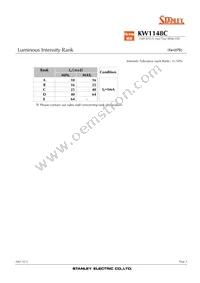 KW1148C-TR Datasheet Page 5