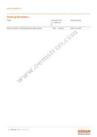 KW3 CGLNM1.TG-Z6QF6-EBVFFCBB46-DFGA Datasheet Page 2