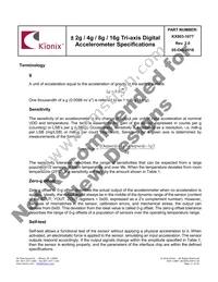 KX003-1077 Datasheet Page 11