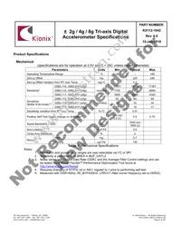 KX112-1042-SR Datasheet Page 6