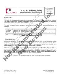 KX112-1042-SR Datasheet Page 17