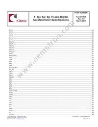KX123-1039 Datasheet Page 3