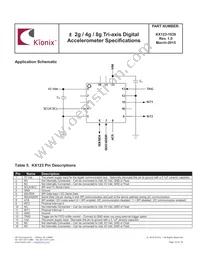 KX123-1039 Datasheet Page 14