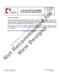 KX126-1063 Datasheet Page 10