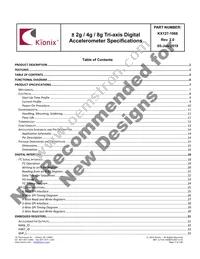 KX127-1068 Datasheet Page 2