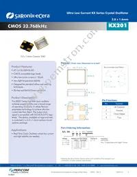 KX2013E0032.768000 Datasheet Cover