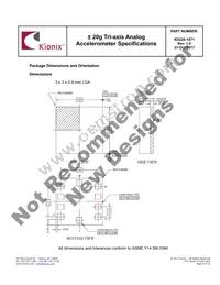 KX220-1071 Datasheet Page 9