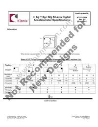 KX222-1054-SR Datasheet Page 15