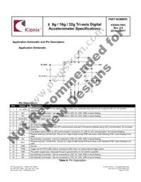 KX224-1053-SR Datasheet Page 13
