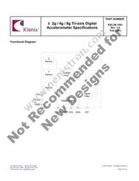 KXCJB-1041-SR Datasheet Page 2