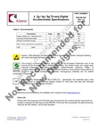 KXCJB-1041-SR Datasheet Page 7