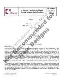 KXCJB-1041-SR Datasheet Page 14