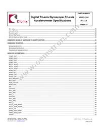 KXG03-1034-FR Datasheet Page 4