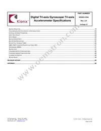 KXG03-1034-FR Datasheet Page 6