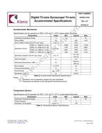 KXG03-1034-FR Datasheet Page 9