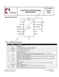 KXSS5-2057-PR Datasheet Page 6