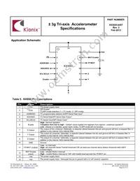 KXSS5-4457-PR Datasheet Page 6