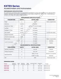 KXTE9-4100 Datasheet Page 2