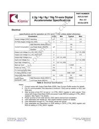 KXTJ3-1057 Datasheet Page 6