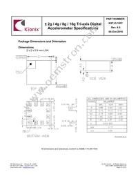 KXTJ3-1057 Datasheet Page 14