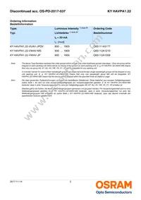 KY HAVPA1.22-VUAV-JPQV-20-R33-Z Datasheet Page 2