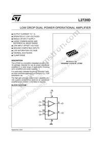 L2720D Datasheet Cover