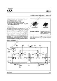 L298P Datasheet Cover