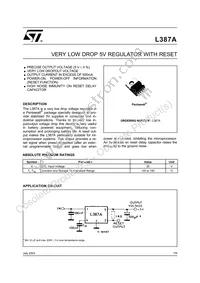 L387AH Datasheet Cover