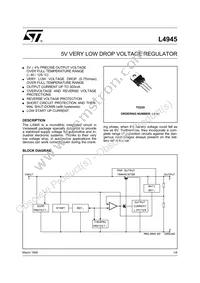 L4945 Datasheet Cover