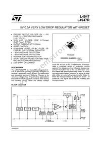 L4947L Datasheet Cover