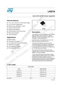 L4957AD3.3 Datasheet Cover