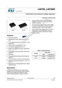 L4979MD Datasheet Cover