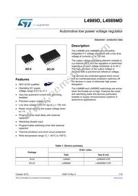 L4989MD Datasheet Cover