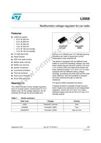 L5958SMTR Datasheet Cover